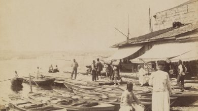 Üsküdar'da Kayıkçılar / Sébah ve Joaillier Fotoğrafı