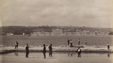 Üsküdar'dan Dolmabahçe Sarayı / Sébah ve Joaillier Fotoğrafı / 1883 |...